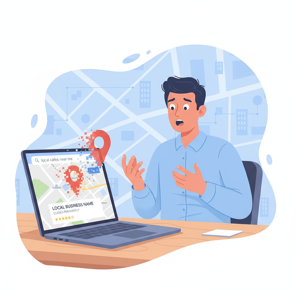 Business owner stressed about GMB suspension - local business shown as closed permanently